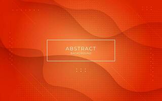 minimal abstract orange gradient color 3d look with simple shape illustration background. eps10 vector