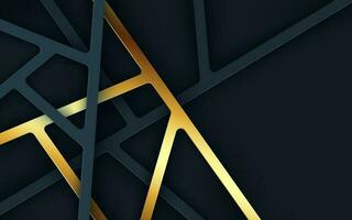 Abstract black gold gradient dimension line background. eps10 vector