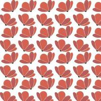 Seamless floral pattern. Cute retro textures. Flowers and dots for fabric, paper, packaging design. vector