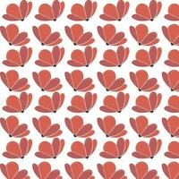 Seamless floral pattern. Cute retro textures. Flowers and dots for fabric, paper, packaging design. vector