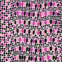 Seamless pattern with pink and black python print vector