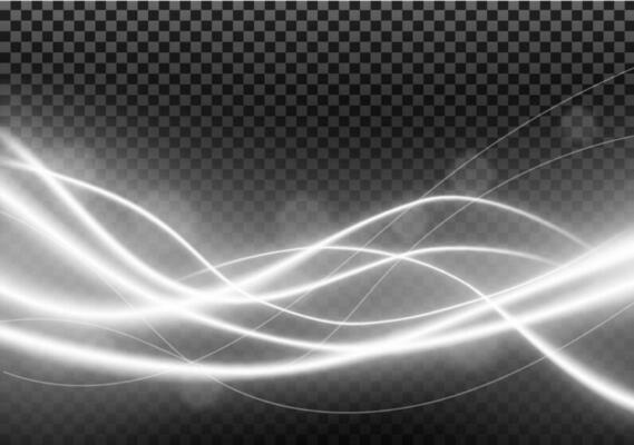 Futuristic light line glowing background, Vector Illustration