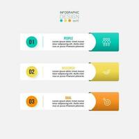 Infographic template business concept with workflow. vector