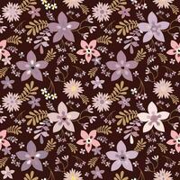 Seamless Floral Pattern in vector Free Vector