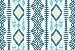 Ethnic Figure aztec embroidery style. Geometric ikat oriental traditional art pattern.Design for ethnic background,wallpaper,fashion,clothing,wrapping,fabric,element,sarong,graphic,vector illustration vector