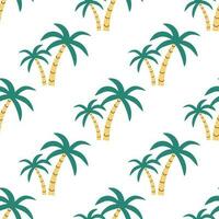 Palm trees seamless pattern vector