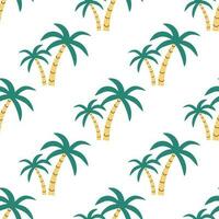 Palm trees seamless pattern vector