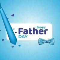 Happy Fathers day post design vector