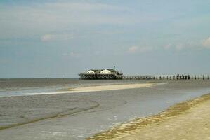 SPO Sankt Peter Ording a health resort on the German North Sea coast photo