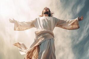 Ascension day of jesus christ or resurrection day of son of god. Good friday. Ascension day concept by photo