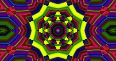 Kaleidoscope Animation, Abstract Gradient Motion Graphic.Geometric Background Movie.Colorful Gradient Animation video