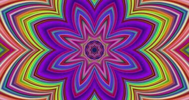 Kaleidoscope Animation, Abstract Gradient Motion Graphic.Geometric Background Movie.Colorful Gradient Animation video