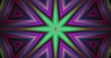 Kaleidoscope Animation, Abstract Gradient Motion Graphic.Geometric Background Movie.Colorful Gradient Animation video
