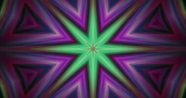 Kaleidoscope Animation, Abstract Gradient Motion Graphic.Geometric Background Movie.Colorful Gradient Animation video