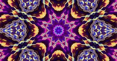 Kaleidoscope Animation, Abstract Gradient Motion Graphic.Geometric Background Movie.Colorful Gradient Animation video