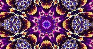 Kaleidoscope Animation, Abstract Gradient Motion Graphic.Geometric Background Movie.Colorful Gradient Animation video