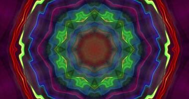 Kaleidoscope Animation, Abstract Gradient Motion Graphic.Geometric Background Movie.Colorful Gradient Animation video