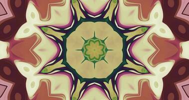 caleidoscopio animazione, astratto pendenza movimento grafico.geometrico sfondo film.colorato pendenza animazione video