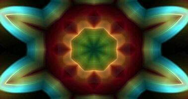 Kaleidoscope Animation, Abstract Gradient Motion Graphic.Geometric Background Movie.Colorful Gradient Animation video