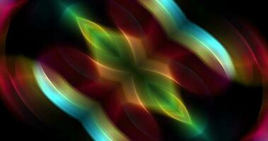 caleidoscopio animazione, astratto pendenza movimento grafico.geometrico sfondo film.colorato pendenza animazione video