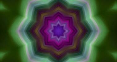 Kaleidoscope Animation, Abstract Gradient Motion Graphic.Geometric Background Movie.Colorful Gradient Animation video