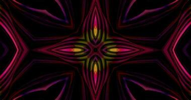 Kaleidoscope Animation, Abstract Gradient Motion Graphic.Geometric Background Movie.Colorful Gradient Animation video