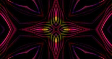 Kaleidoscope Animation, Abstract Gradient Motion Graphic.Geometric Background Movie.Colorful Gradient Animation video