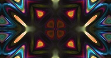 Kaleidoscope Animation, Abstract Gradient Motion Graphic.Geometric Background Movie.Colorful Gradient Animation video