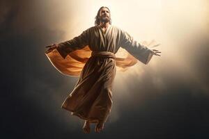 Ascension day of jesus christ or resurrection day of son of god. Good friday. Ascension day concept by photo