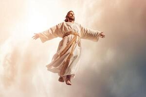 Ascension day of jesus christ or resurrection day of son of god. Good friday. Ascension day concept by photo