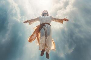 Ascension day of jesus christ or resurrection day of son of god. Good friday. Ascension day concept by photo