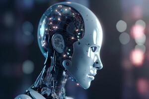 Future of Consulting How AI is Transforming the Industry - Concept Illustration photo