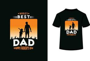 Dad you are my hero thanks for everything, father's day t-shirt design vector