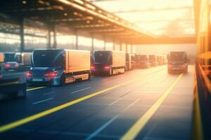 Intelligent Trucking The Future of Road Transport Through AI Control photo