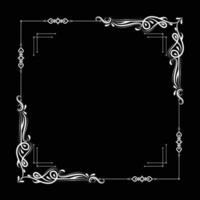 beautiful floral frame vector
