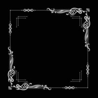 beautiful floral frame vector