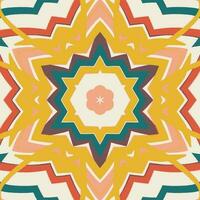 Abstract kaleidoscope background. Beautiful kaleidoscope seamless pattern. Multicolor mosaic texture. Seamless kaleidoscope texture. Unique kaleidoscope design vector
