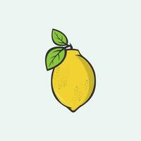 Lemon Fruit design with modern style vector illustration.