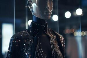 Fashion Forward AI-Powered Clothing Industry Concept Illustration photo