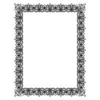 classic ornate frame for invitations, banners, and flyers vector