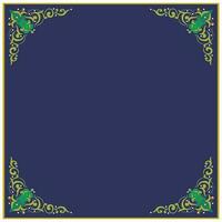 colorful frame with classic ornament suitable for invitation card, banner, greeting card, flyer. vector