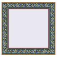 colorful frame with classic ornament suitable for invitation card, banner, greeting card, flyer. vector