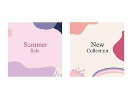 Summer series vector, a vector that shows summer sales promos ranging from 30 to 70. Suitable for store promotion.