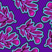 sin costura floral modelo en retro 90s estilo. linda botánico contemporáneo modelo. de moda y maravilloso gráficos para moda, fondo de pantalla, envase papel, fondo, imprimir, tela, textil y vestir vector