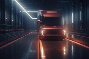 Intelligent Trucking The Future of Road Transport Through AI Control photo