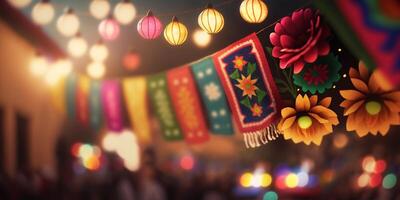 Festival in Colorful Streets photo