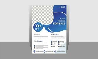 vector home for sale real estate flyer template Abstract business design. luxury home design template. a4 size abstract wonderful real estate flyer design for digital company.