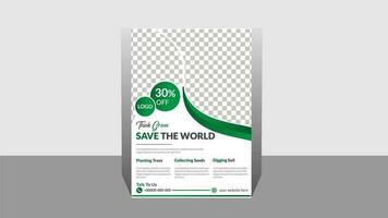 Modern nature flyer template with wonderful design,A4 abstract colorful banners leaflets and vector template for digital company with excellent layout.