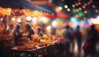 Exploring the vibrant chaos of an Indian bazaar A riot of colors and spices photo