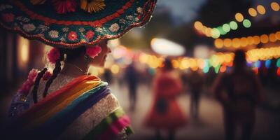 Festival in Colorful Streets photo